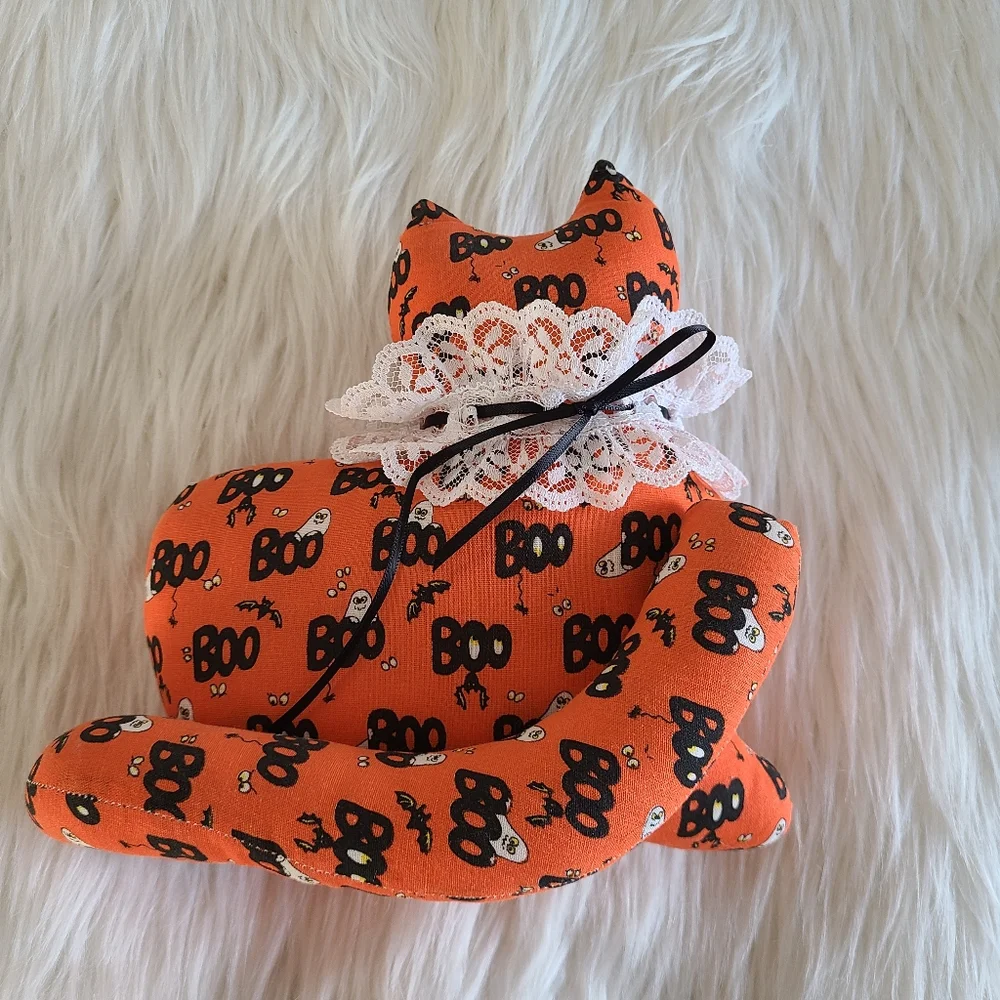 Vintage Halloween Pattern Cat